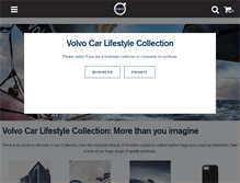 Tablet Screenshot of collection.volvocars.com